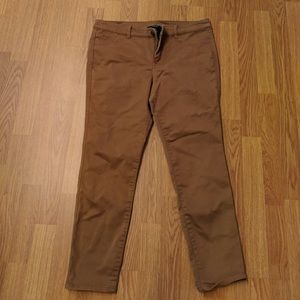 DONATED Style & Co dark tan/camel pant 14P